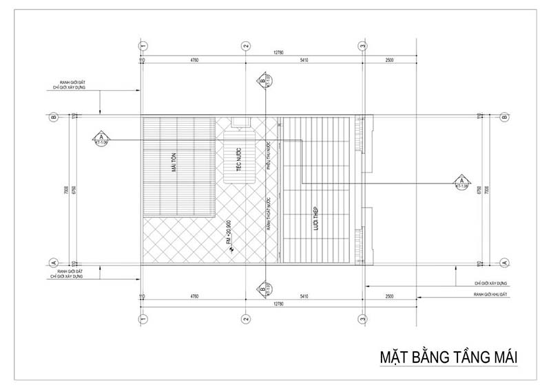 thiết kế nhà 5 tầng liền kề V5 V6 Văn Phú - Nhà phố thương mại The Victoria