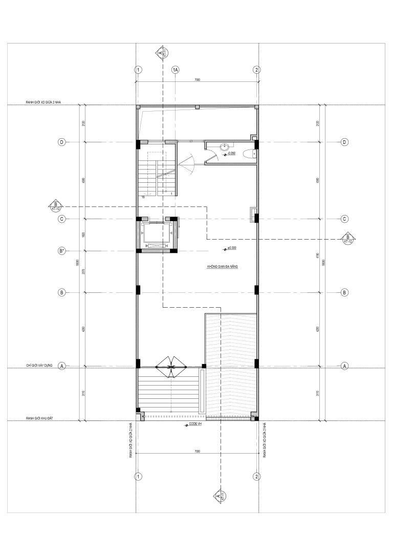 thiết kế nhà 6 tầng liền kề V5 V6 Văn Phú - Nhà phố thương mại The Victoria