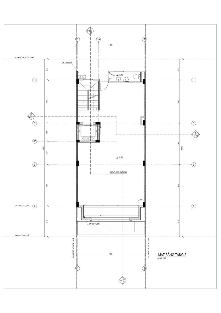 thiết kế nhà 6 tầng liền kề V5 V6 Văn Phú - Nhà phố thương mại The Victoria