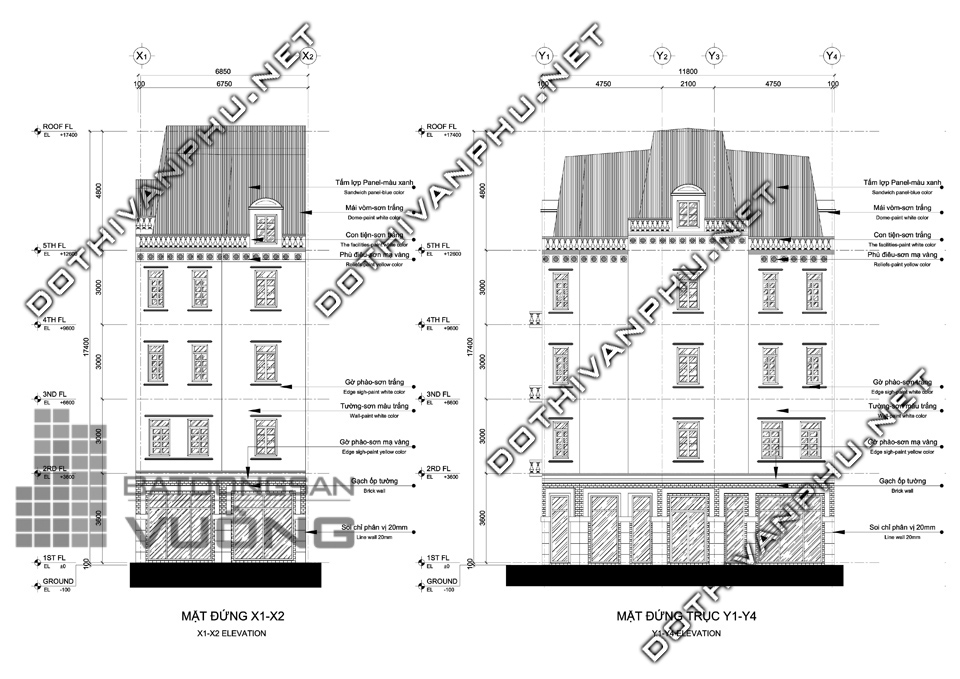 liền kề Cleve Văn Phú - Liền kề Văn Phú Hibrand - Liền kề Văn Phú Hàn Quốc