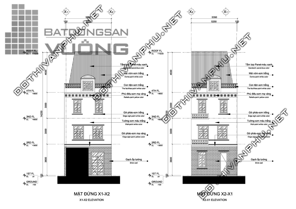 Liền kề Văn Phú Hibrand - liền kề Cleve Văn Phú - Liền kề Văn Phú Hàn Quốc