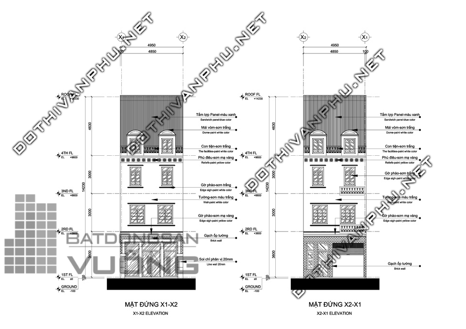 Liền kề Văn Phú Hibrand - liền kề Cleve Văn Phú - Liền kề Văn Phú Hàn Quốc