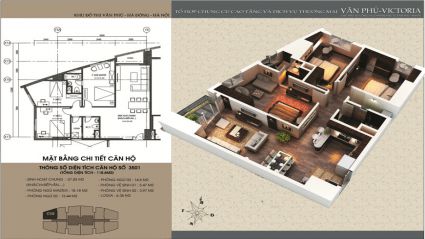 Bán căn góc Chung cư căn 11 3 phòng ngủ tòa V1, cửa Đông - Nam ban công Tây - Bắc, Chung cư Văn Phú Victoria - Hà Đông - Hà Nội [#H1344.1154]