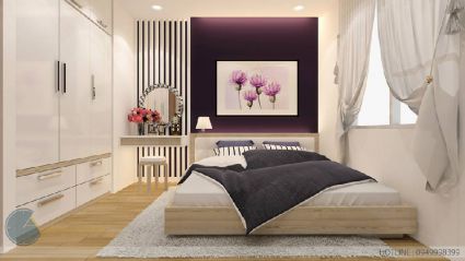 Thiết kế nội thất căn hộ chung cư Văn Phú Victoria 56 m2