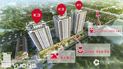 Chính chủ bán căn hộ chung cư số 08 tầng trung Tòa K1 chung cư The KPark, KĐT Văn Phú 